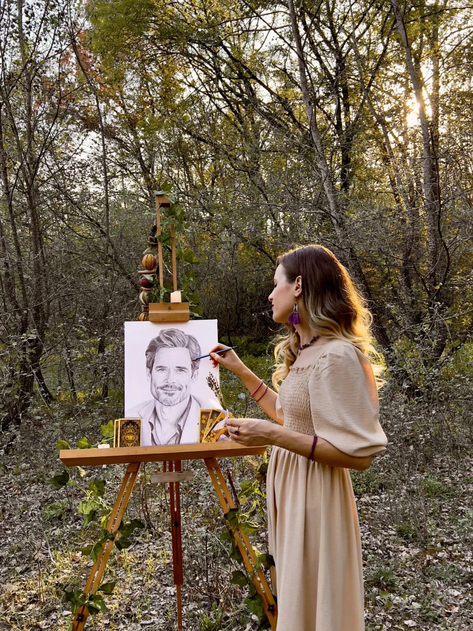  Eva Bloom’s Soulmate Sketch draw